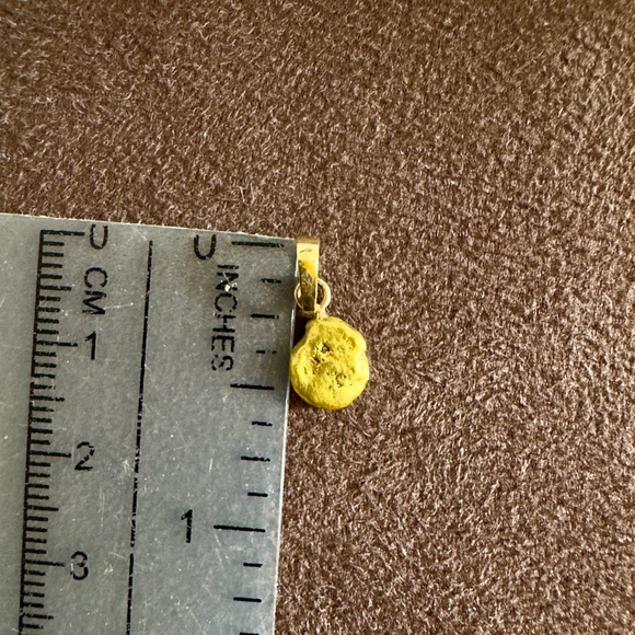 E.DeHaven 22k Nugget Pendant - Picture 4 of 8